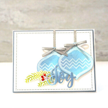 &quot;Joy&quot; Ornament Card *Jillibean Soup*