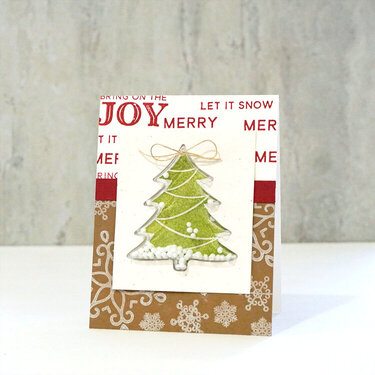 Christmas Tree Shaker Card *Jillibean Soup*