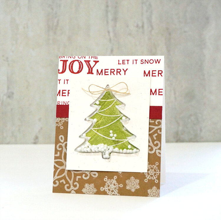 Christmas Tree Shaker Card *Jillibean Soup*