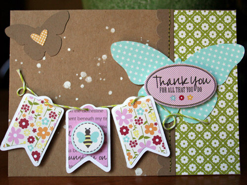 Thank You Card by Mel Blackburn