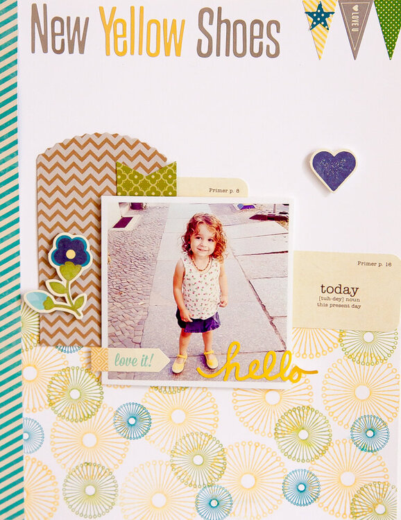 New Yellow Shoes Layout by Teka Cochonneau