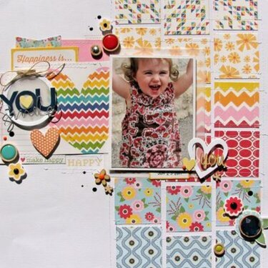 You Smile layout by Nicole Nowosad