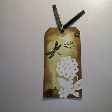 &quot;QUITE TIME&quot; BOOKMARK