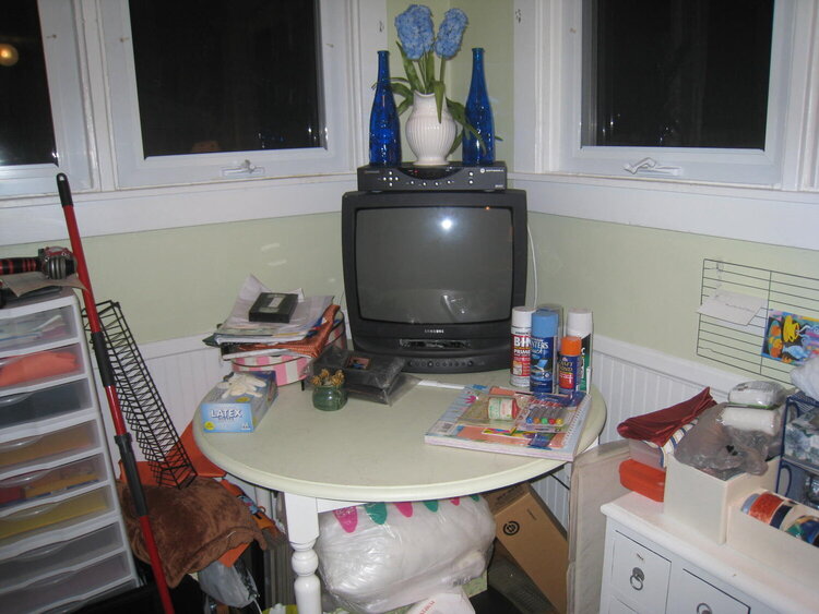 My Scraproom - TV Area