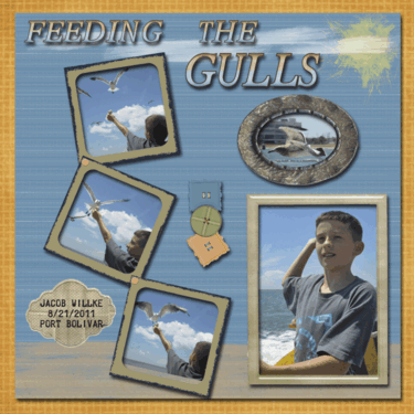 Feeding the Gulls - Digital Page