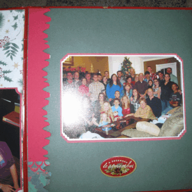 Page from Christmas Paper Bag Album 2011