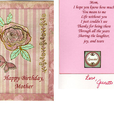 Mom&#039;s Birthday Card 2009