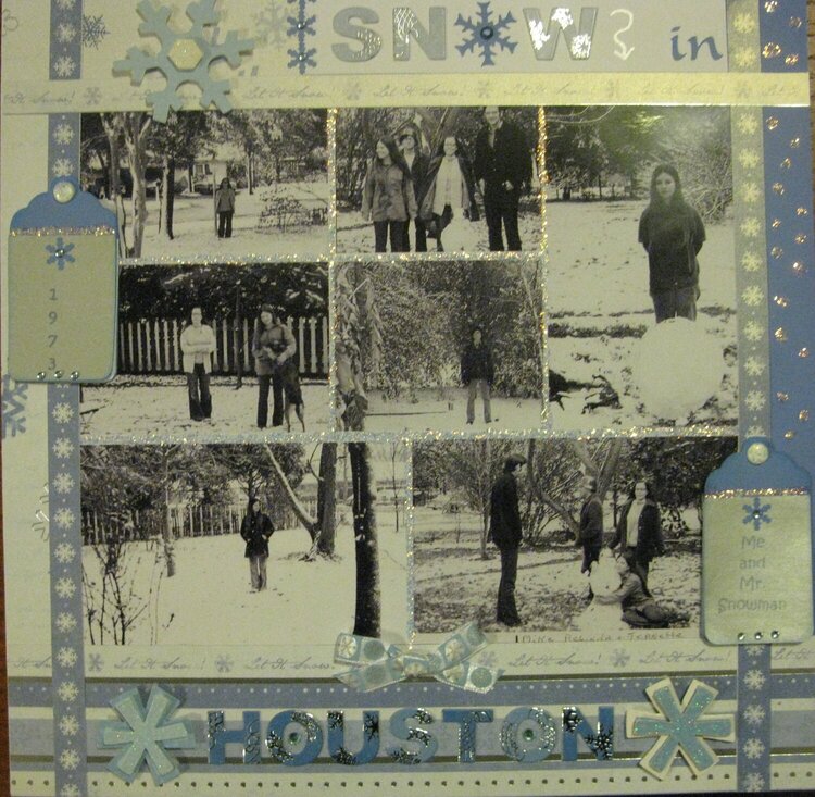 Snow in Houston