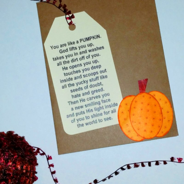 Christian Pumpkin Card
