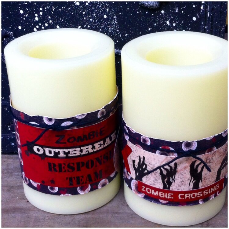 *moxxie* zombie candle wrap