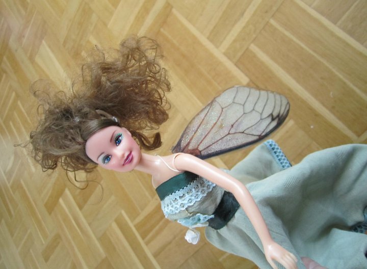 dress and wings for barbie
