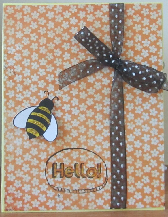 Bee Hello Card