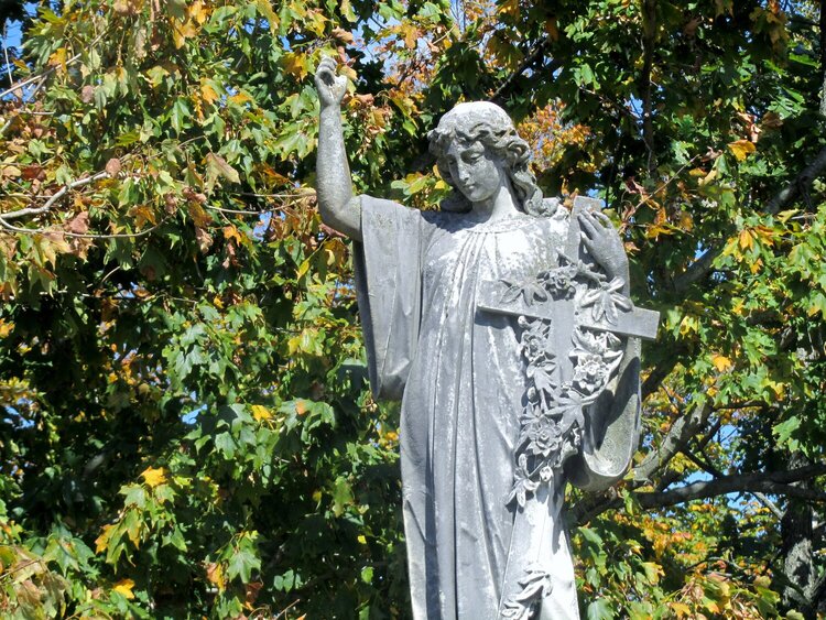 Cemetery Statue