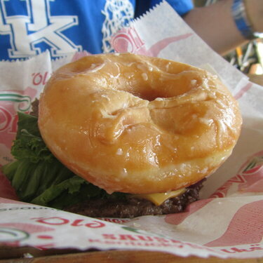 Kentucky State Fair Donut Burger