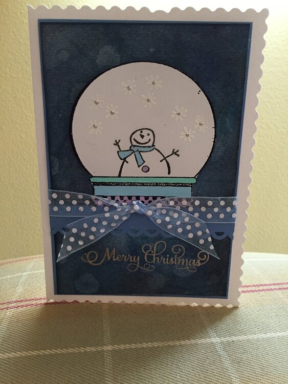 Snowglobe Card