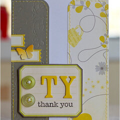 TY Thank you Card