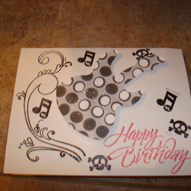 Rock &amp; Roll Birthday Card