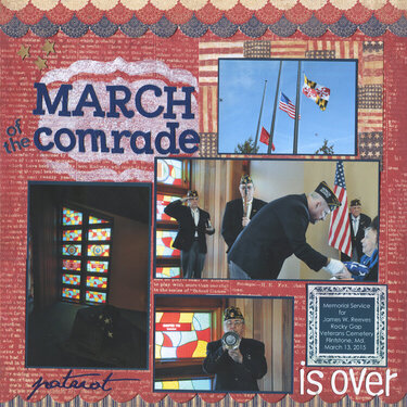 March of the Comrade is Over