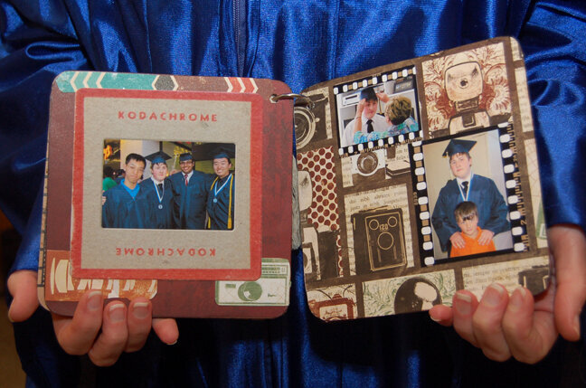 &quot;Oh Snap&quot; Graduation album p. 3 and 4