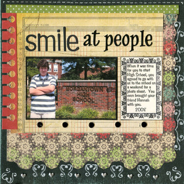 Smile at People (To Dos for Chris)