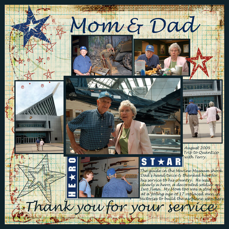 Mom &amp; Dad. . .Thank you for your service