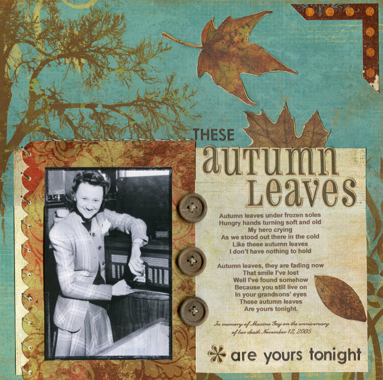 These Autumn Leaves are Yours