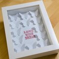 Love Wish Dream in a shadow box