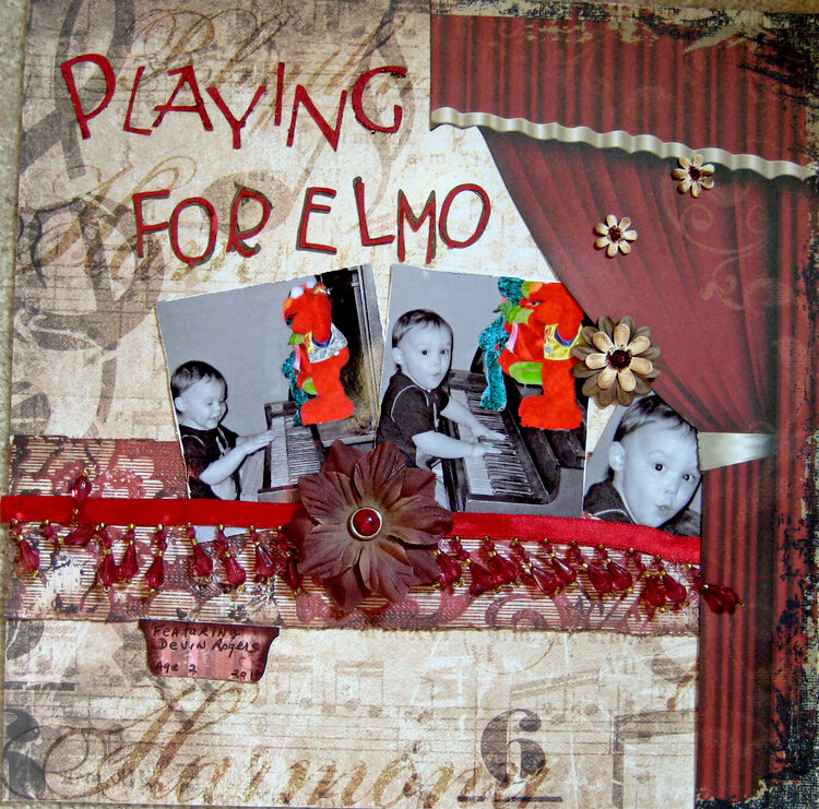 Playing for Elmo  **Swirlydoos**