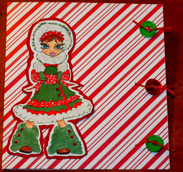 Addicted to Stamps Dec. Blog Hop.Snow Bunny