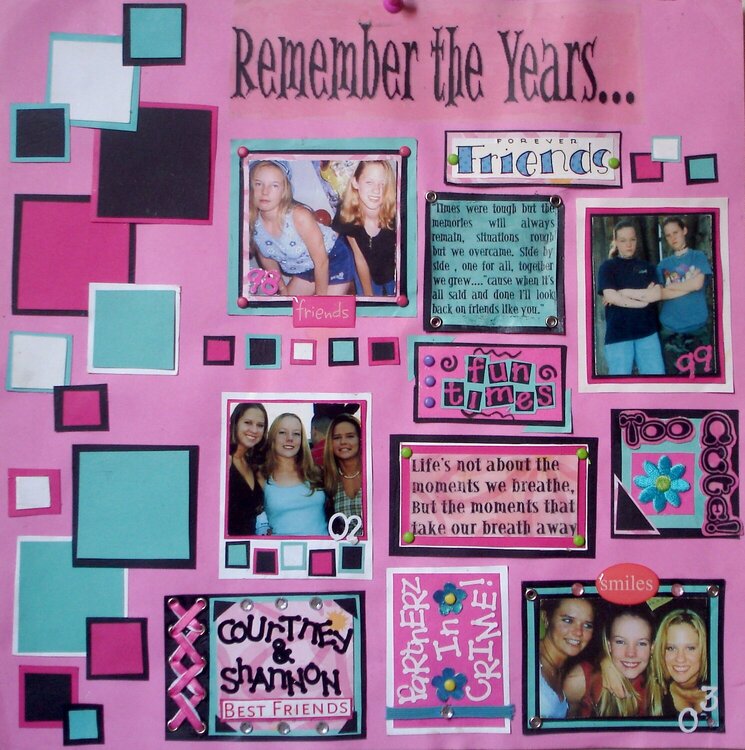 Courtney&#039;s Scrapbook page 3