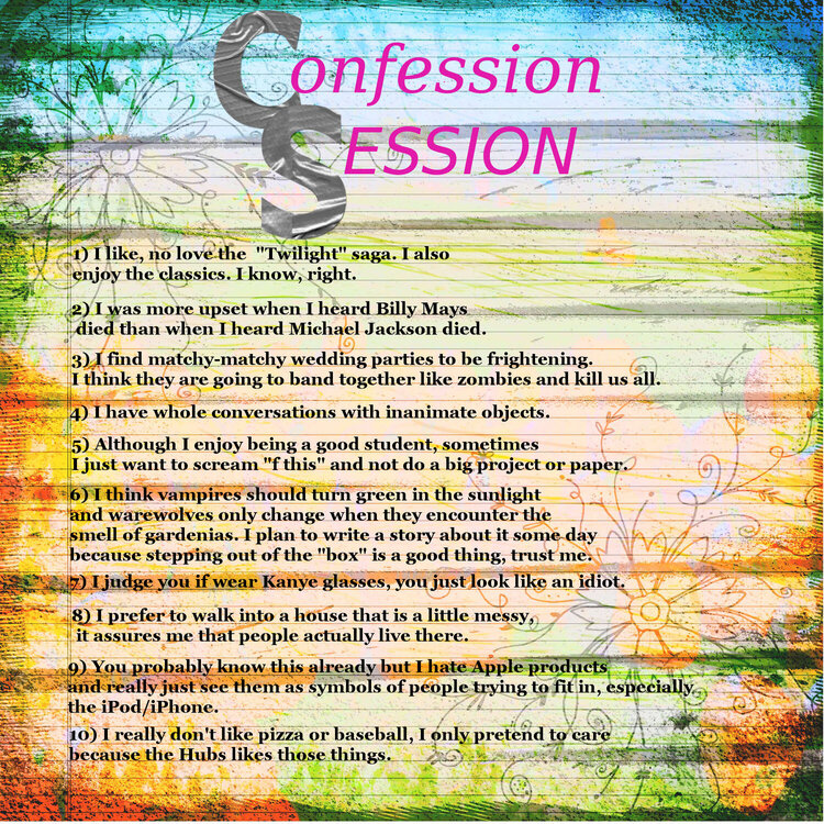 Confession Session
