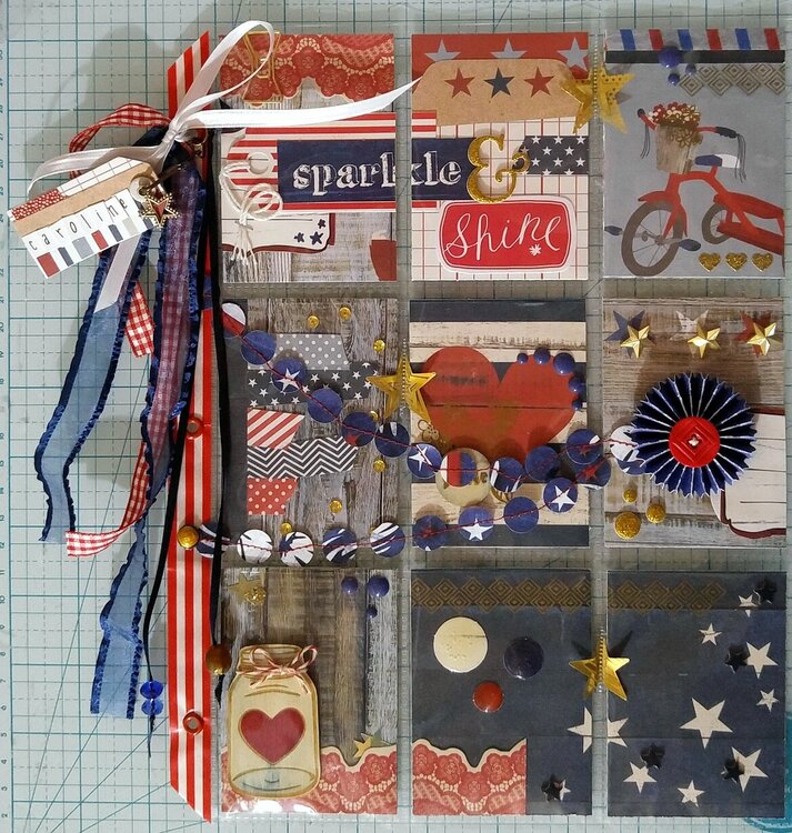 Red, White, &amp; Blue PocketLetter for Bishsticks!