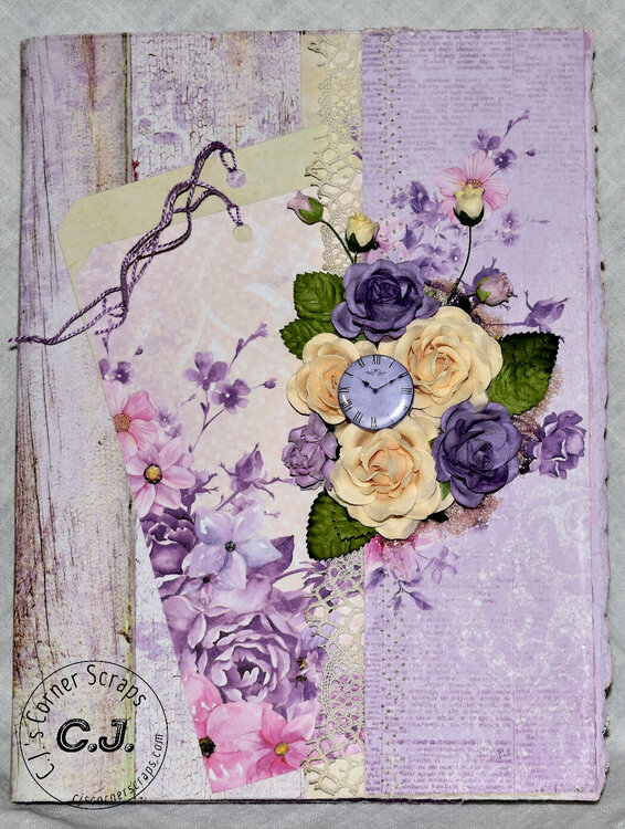 Altered Composition Book - ReneaBouquet Swap!