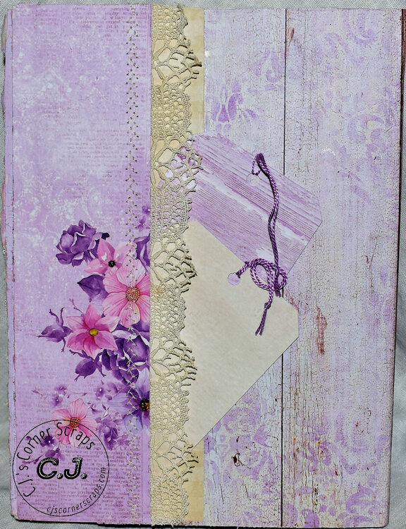 Altered Composition Book - ReneaBouquet Swap!