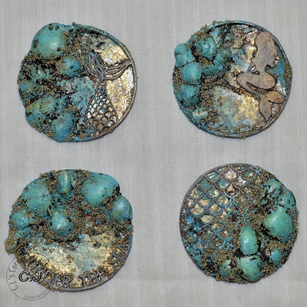 Under the Sea - Artist Trading Coins