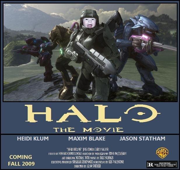 Halo Poster Digital Layout