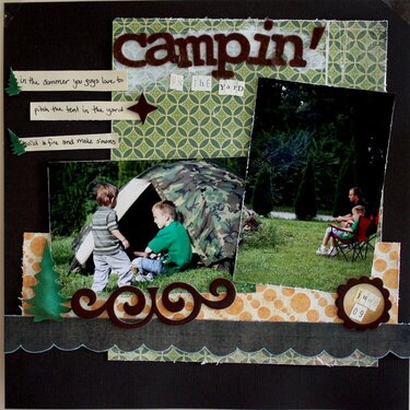 Campin&#039; in the yard