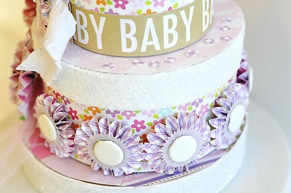 Baby Girl Paper Cake**Bella Blvd.**