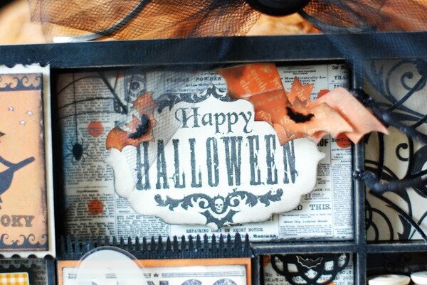 &quot;Beware Halloween&quot; 7Gypsies Printer&#039;s Tray