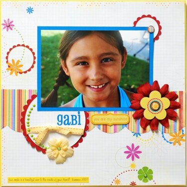 "You are my sunshine"