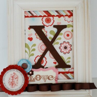 XOXO Valentine's Frames created with Pink Paislee
