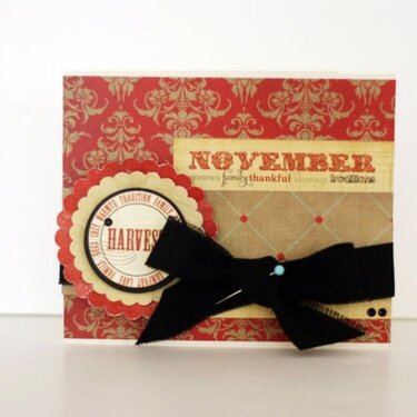 &quot;Harvest Thanksgiving Card&quot;