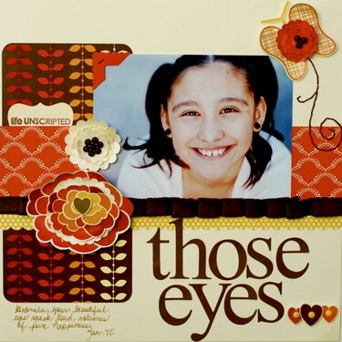 &quot;those eyes...&quot; Pebbles DT