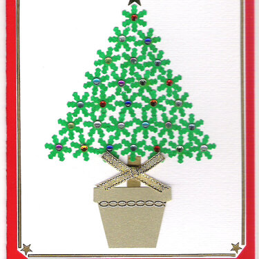 Rhinestone Christmas tree