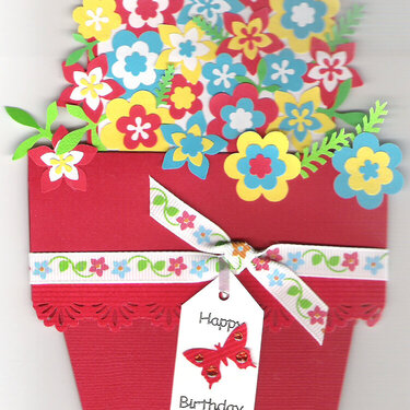 Flowerpot card 2