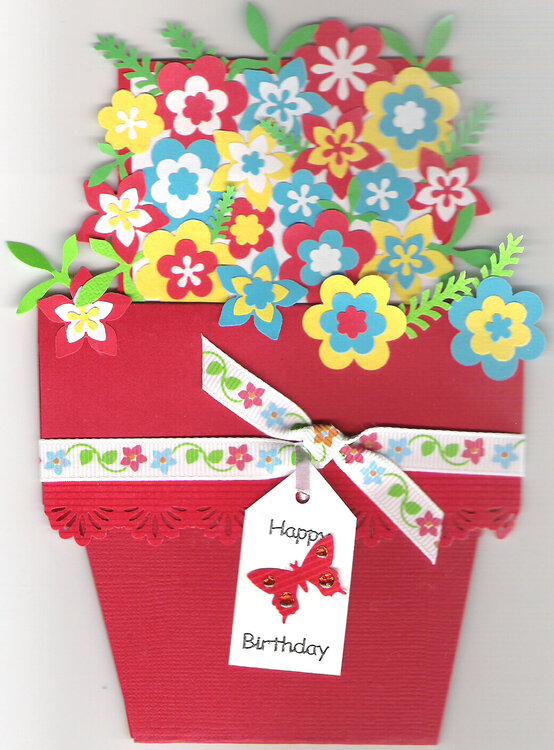 Flowerpot card 2