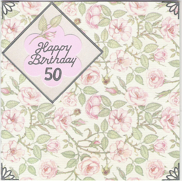 Lindy&#039;s 50th card