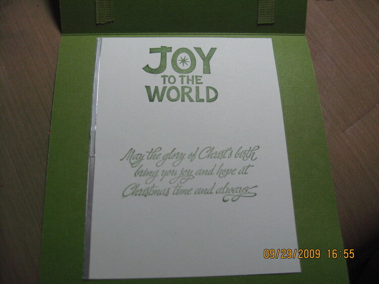 Joy to the world(inside)