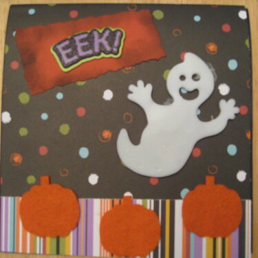 Eek! Halloween card