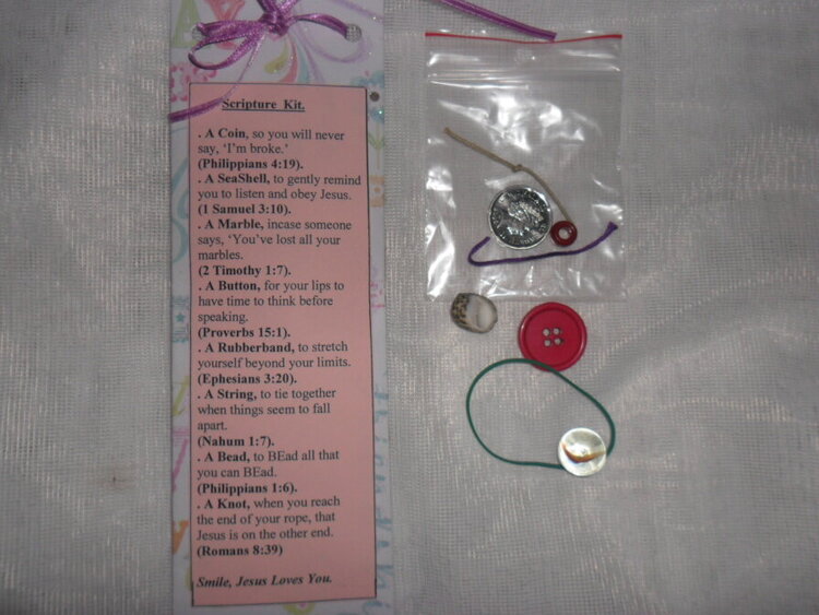 Scripture Kit. A Coin, so you will never say,&quot;I&#039;m broke.&quot; Phil 4:19...